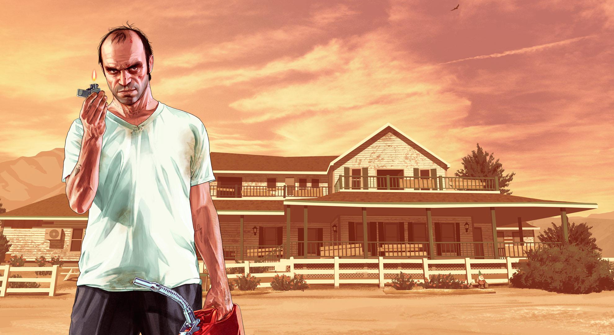1980x1080 Trevor Philips From The Grand Theft Auto Series. Game Art HQ