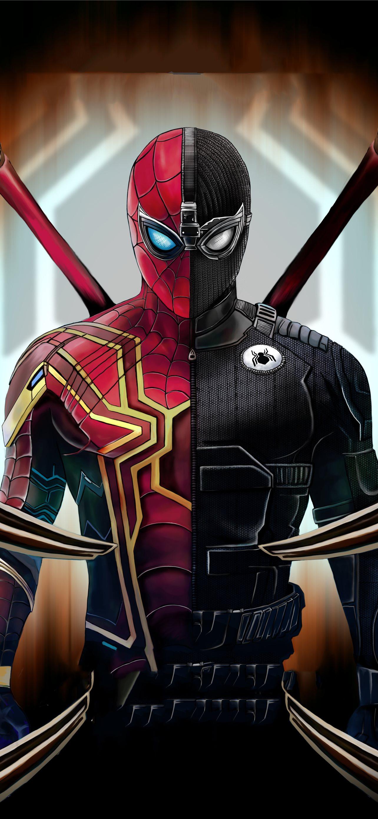1284x2778 spider man far from home iPhone Wallpaper Free Download