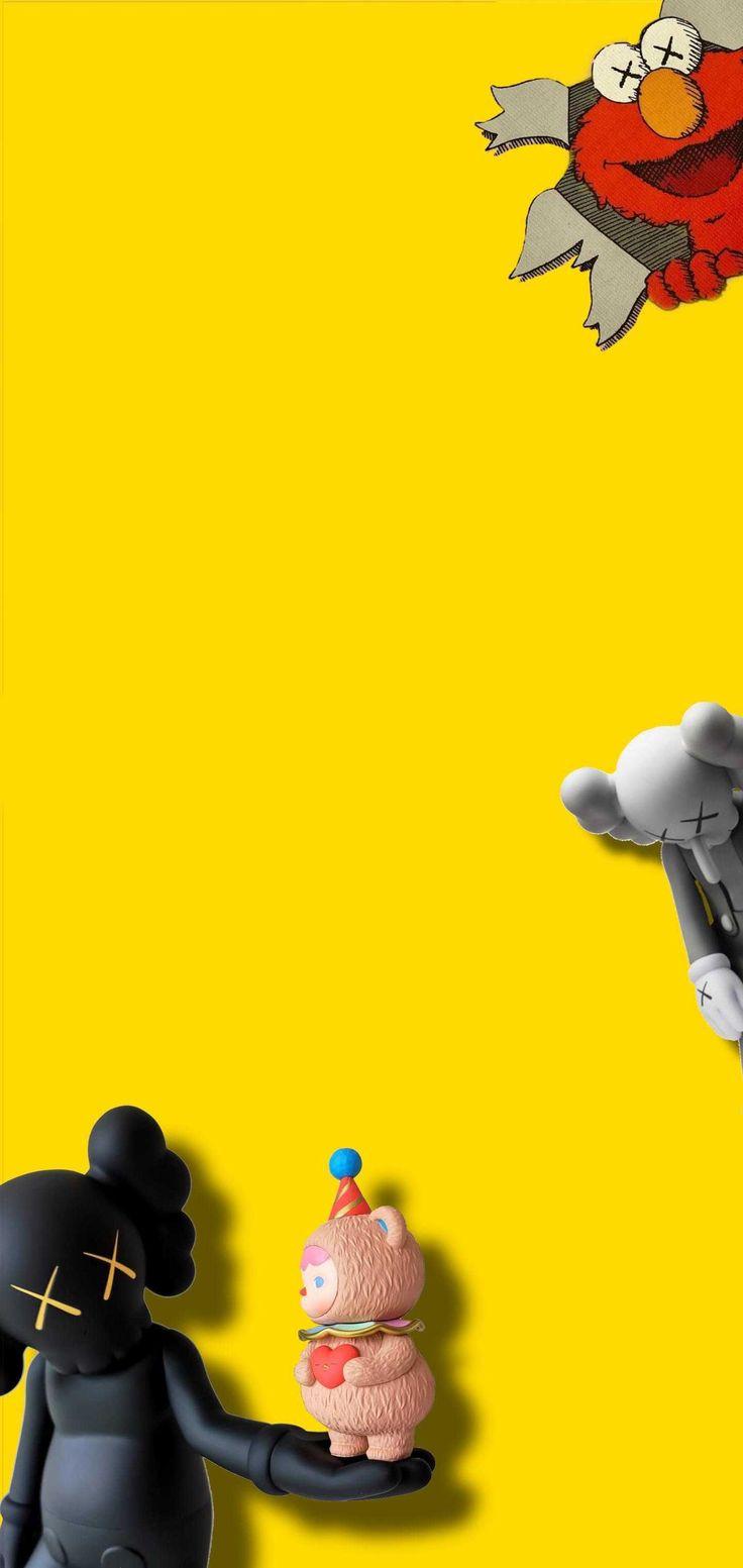 736x1553 Kaws Background Discover more American, Brian Donnelly, Comic, Figurative Characters, Kaws wallpaper.. Kaws wallpaper, Bape wallpaper, Wallpaper