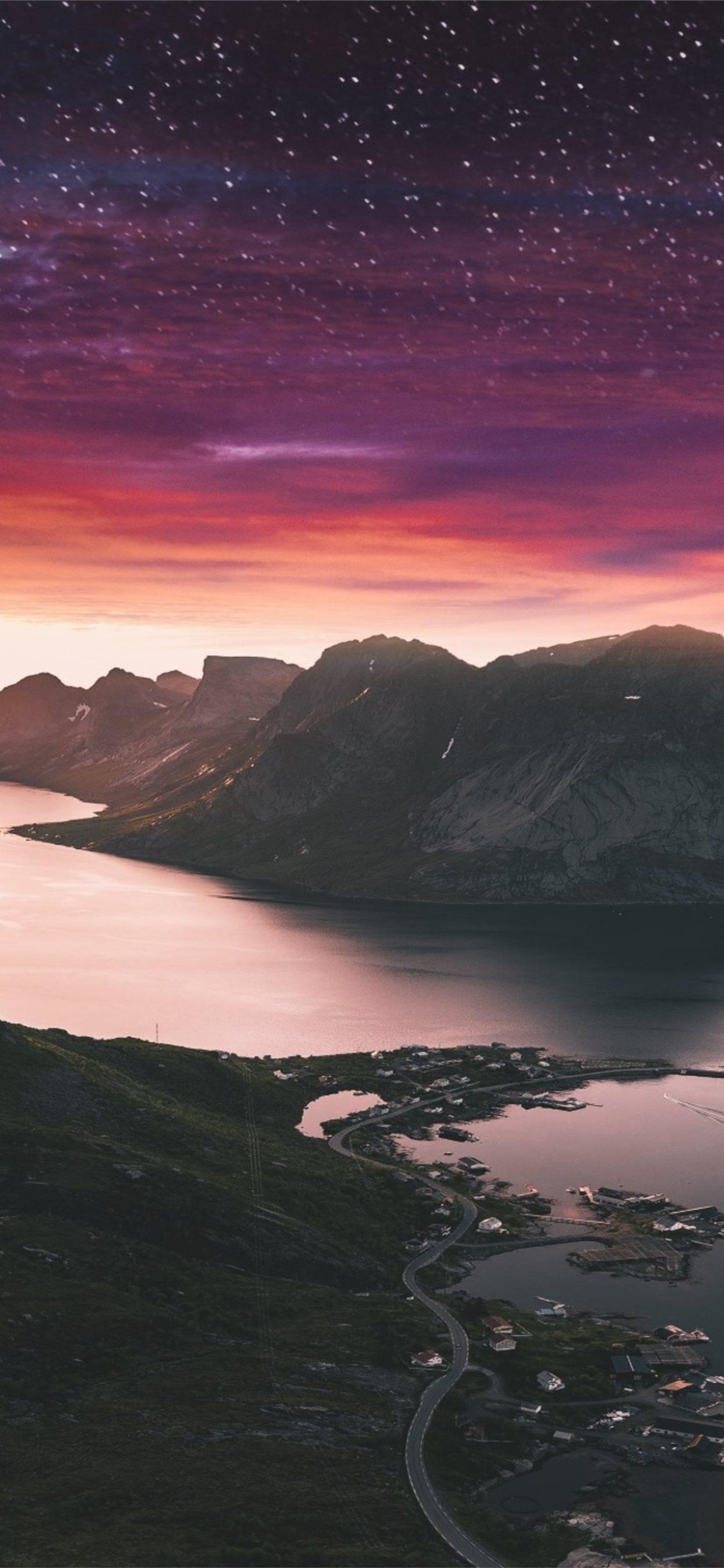 1242x2688 beautiful landscape view of mountains iPhone 11 Wallpaper Free Download
