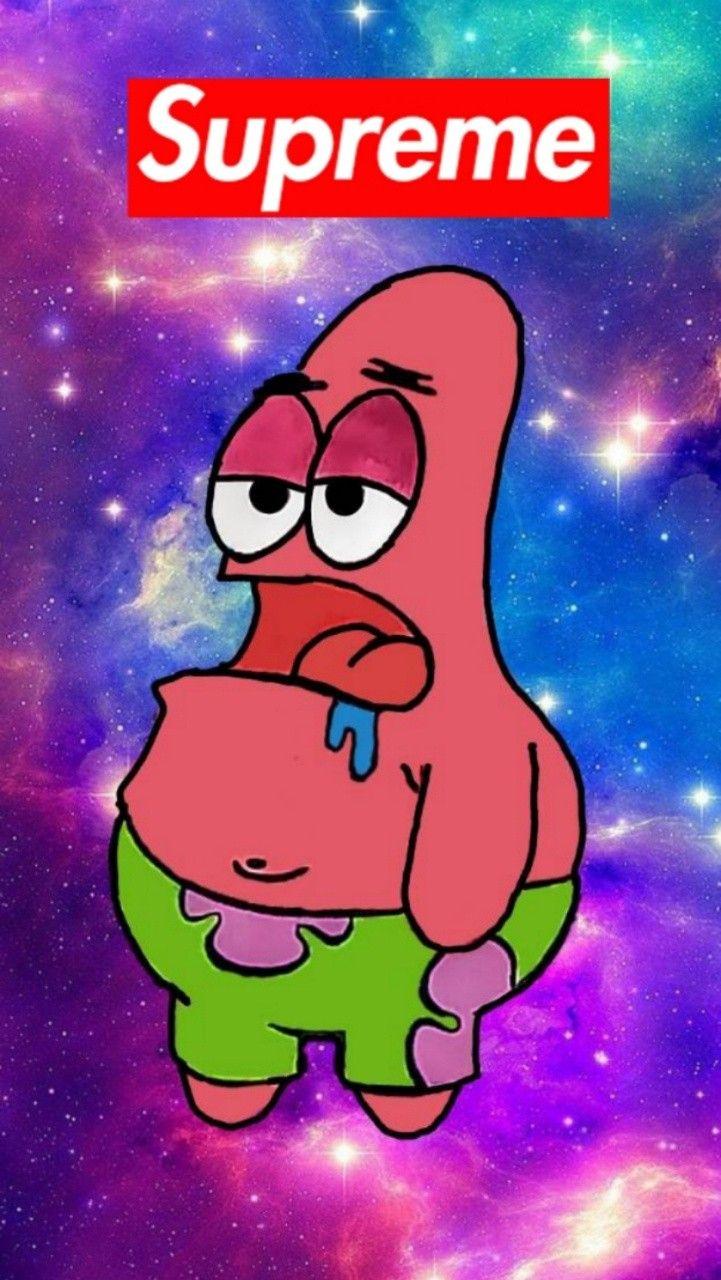 721x1280 Wallpaper Supreme fundo Galácia. Supreme iphone wallpaper, Supreme wallpaper, Spongebob wallpaper