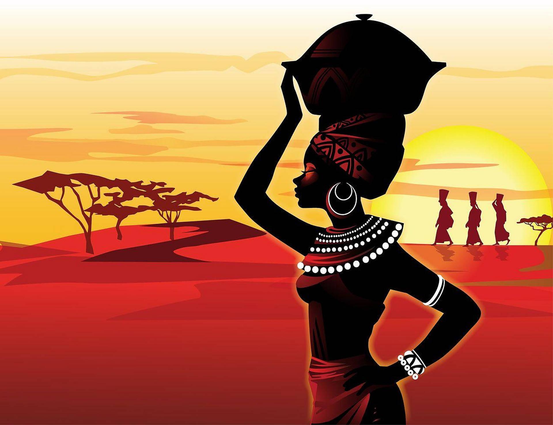 1920x1478 African Art Wallpaper