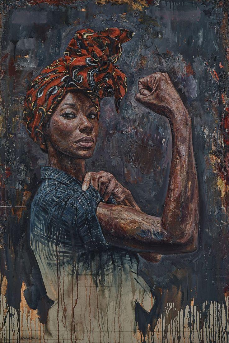 736x1104 African Women Paintings Wallpaper