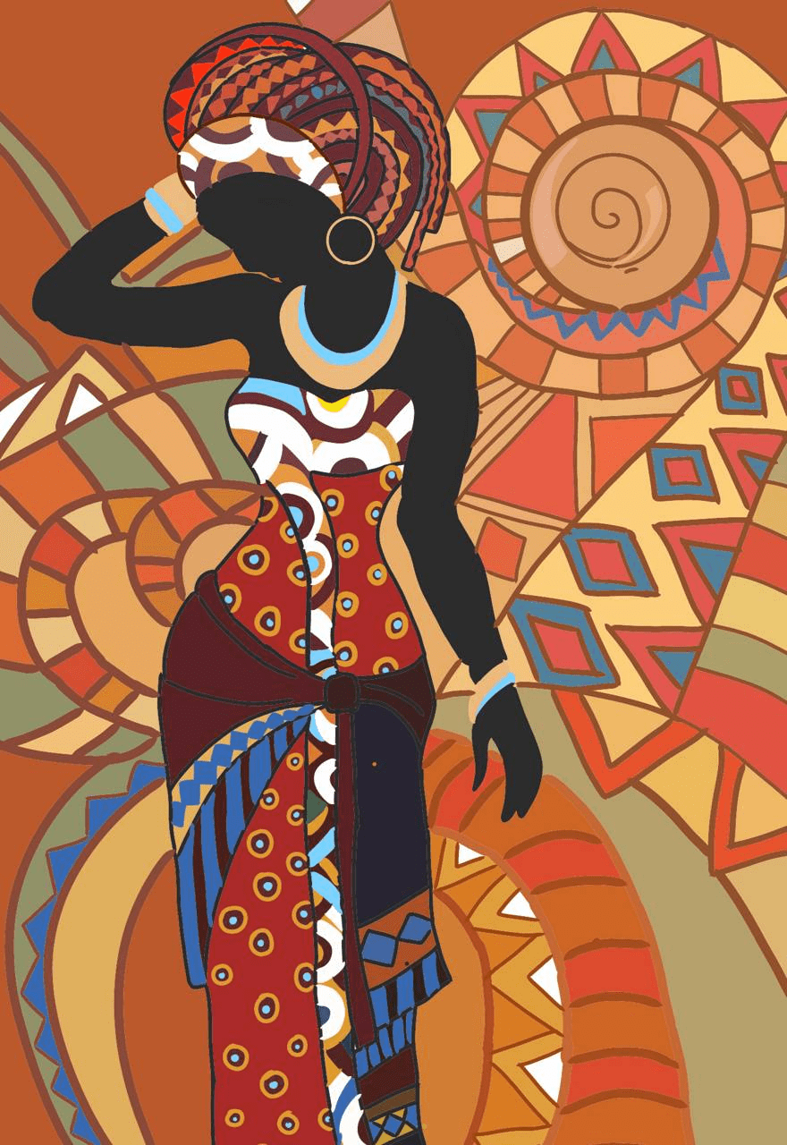 880x1280 African Tribal Art wallpaper by apex_aryan. Africa art, Tribal art drawings, African paintings