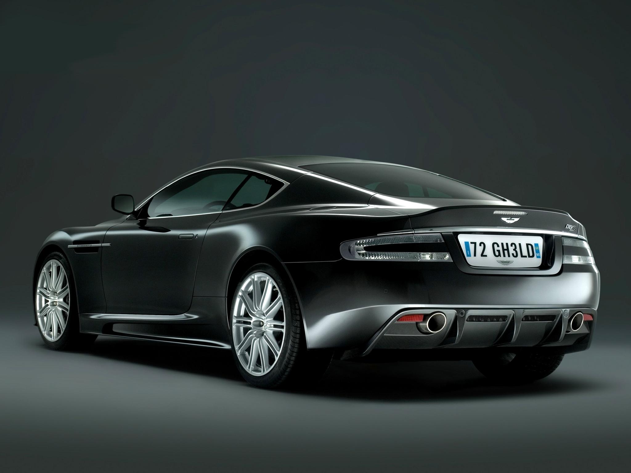 2048x1536 Download wallpaper 2048x1536 aston martin, dbs, black, rear view, style HD background