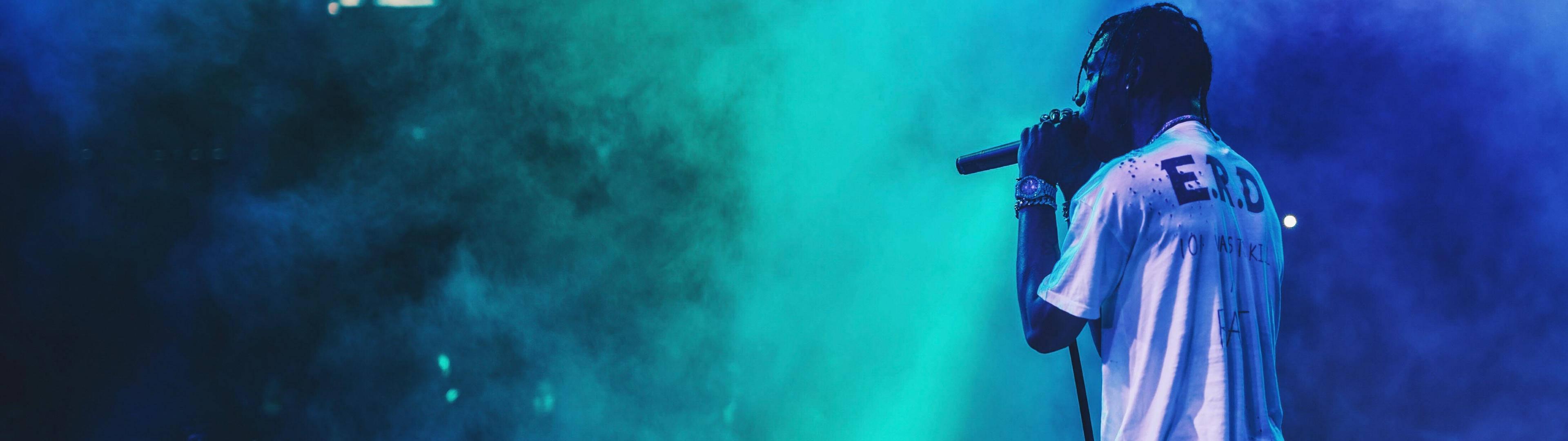 3840x1080 Download Travis Scott Wallpaper I Made : Multiwall Wallpaper