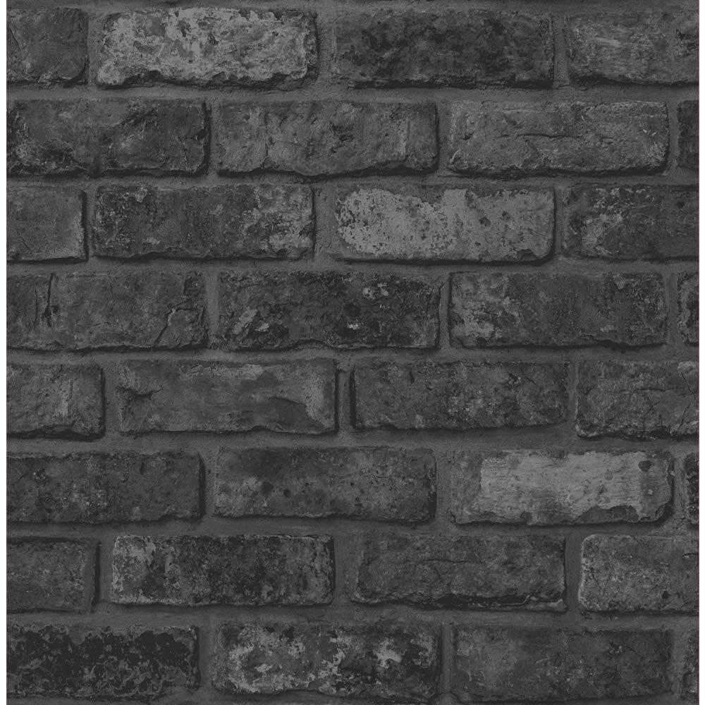 1000x1000 Black Bricks Wallpaper