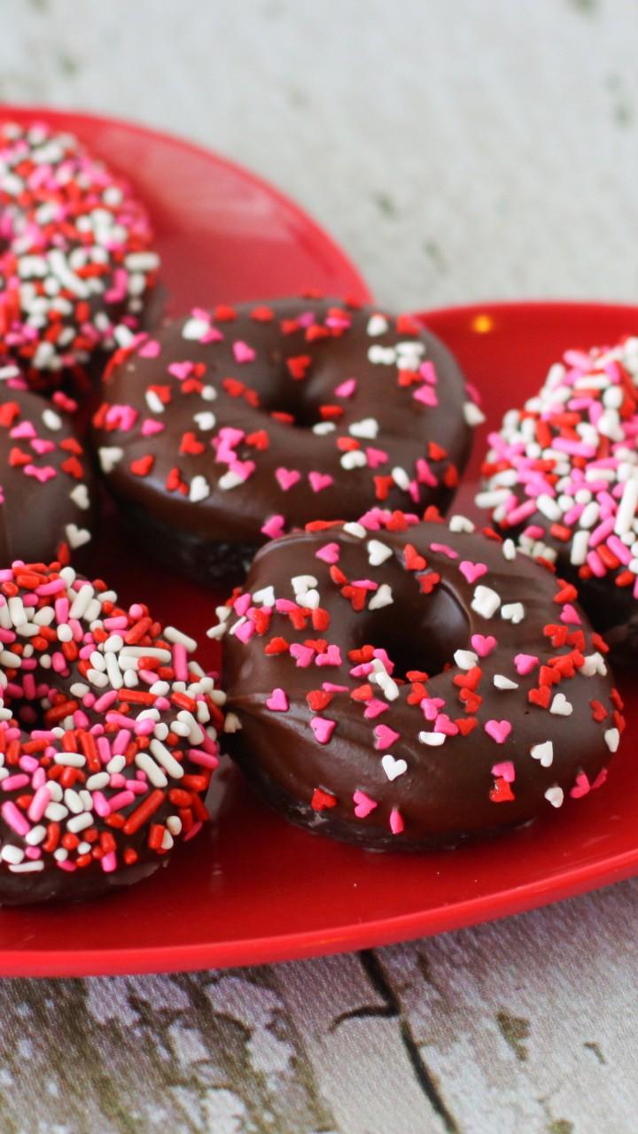 720x1280 Wallpaper donuts, delicious, 4k, Food