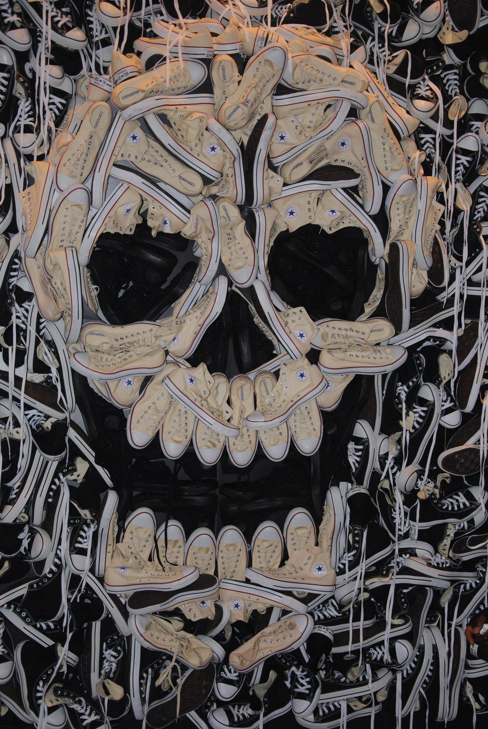 1714x2560 Converse, Skull And Crossbones, Art, Shoes, Wah, Skeleton, Artwork • Wallpaper For You