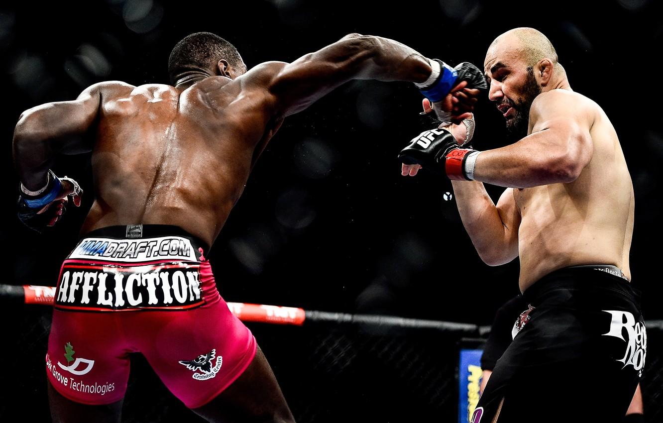 1332x850 Wallpaper blow, fighters, mma, ufc, fighters, mixed martial arts, Phil Davis, Glover Teixeira image for desktop, section спорт