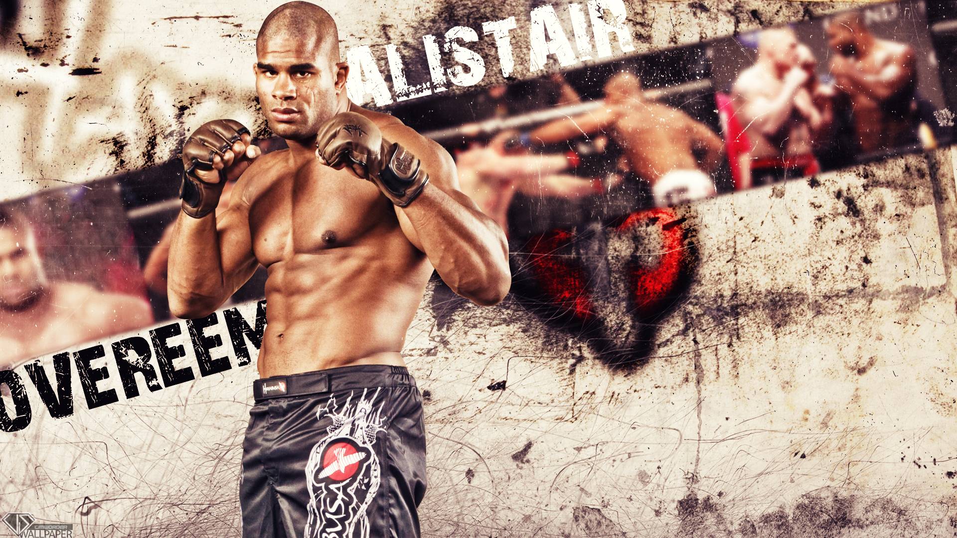 1920x1080 UFC fighter Alistair Overeem Desktop wallpaper 1366x768