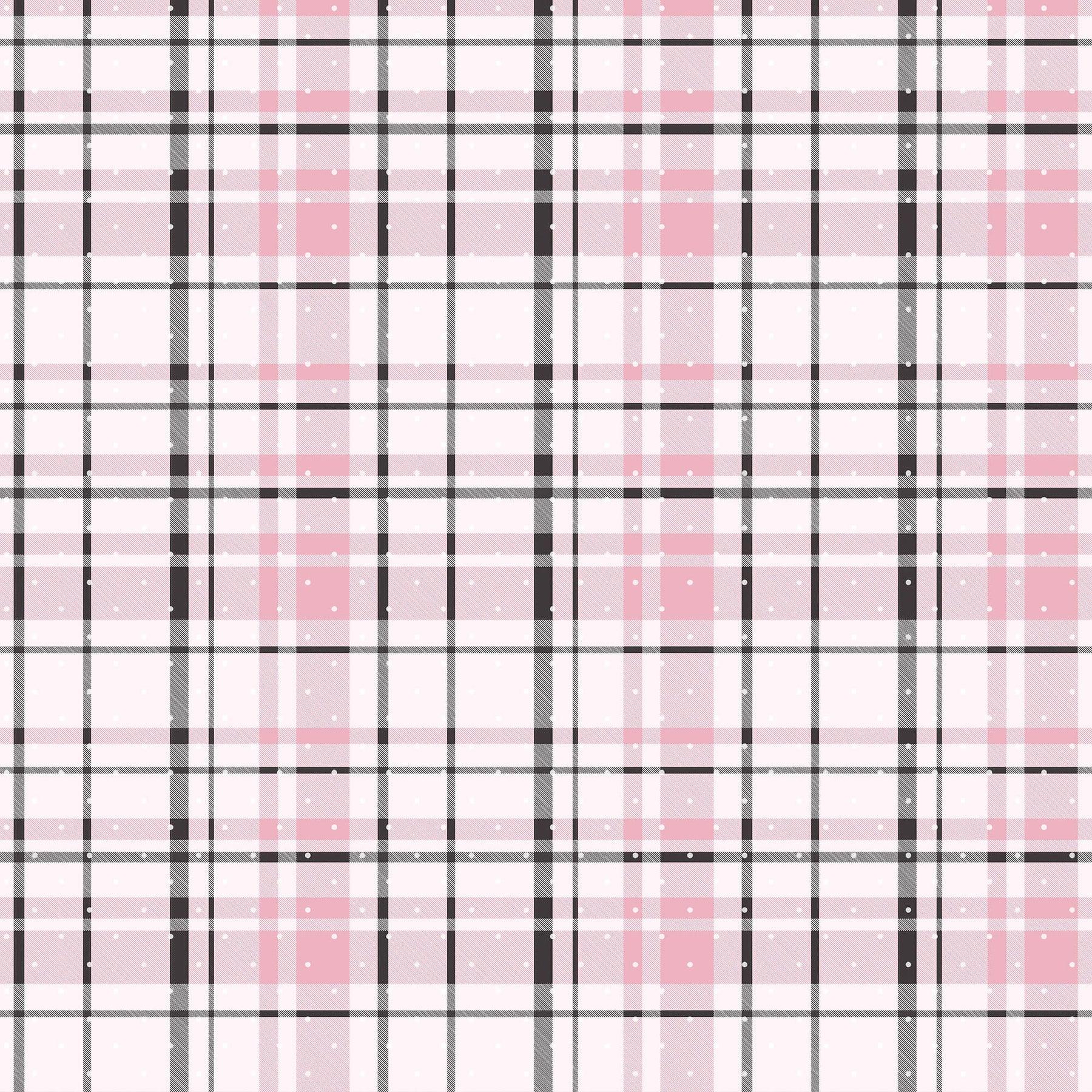 1800x1800 KI0529 Polka Dot Plaid Wallpaper Black