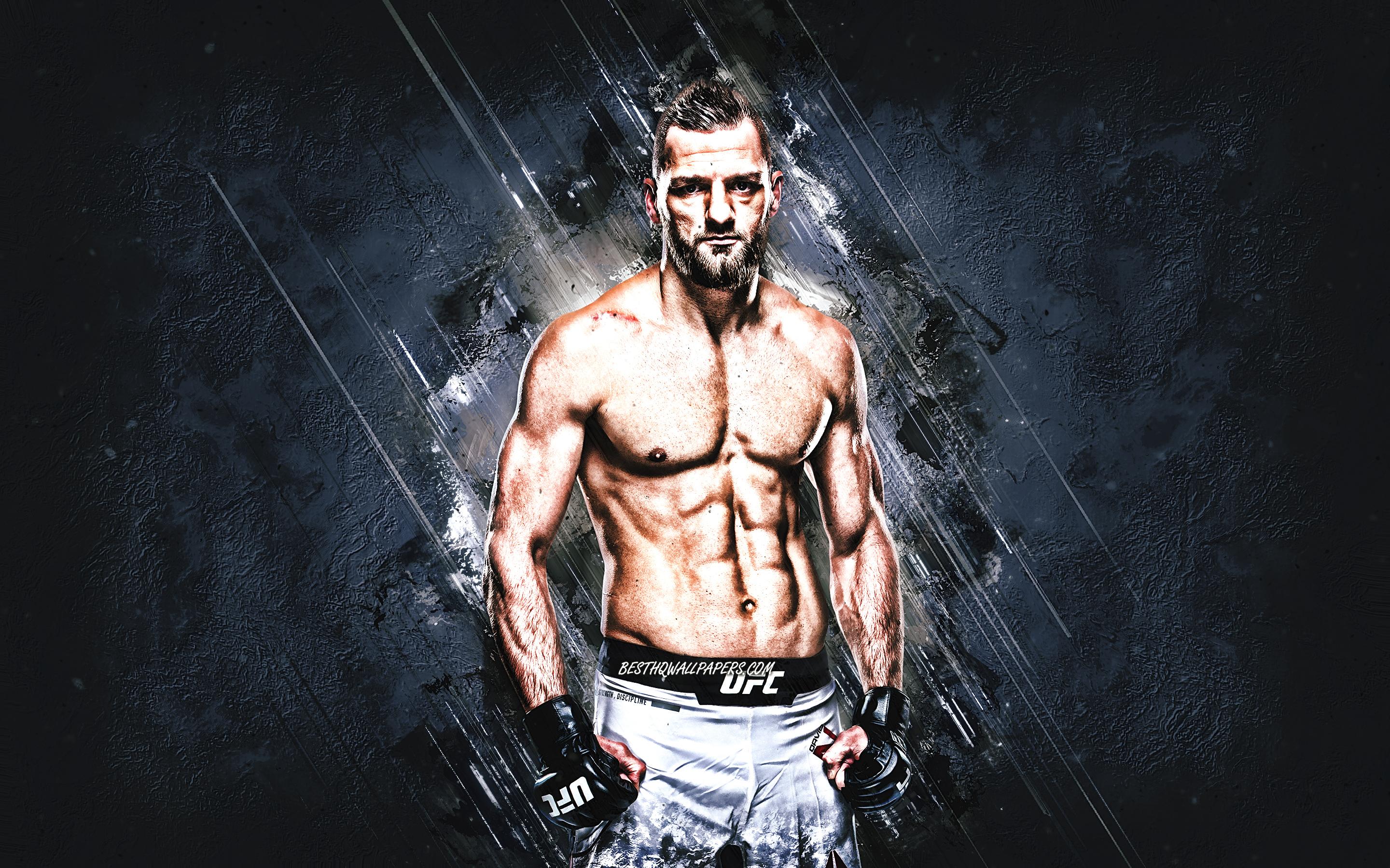 2880x1800 Download wallpaper David Zawada, Ultimate Fighting Championship, MMA, German fighter, portrait, UFC, creative stone background, MMA Fighter for desktop with resolution 2880x1800. High Quality HD picture wallpaper