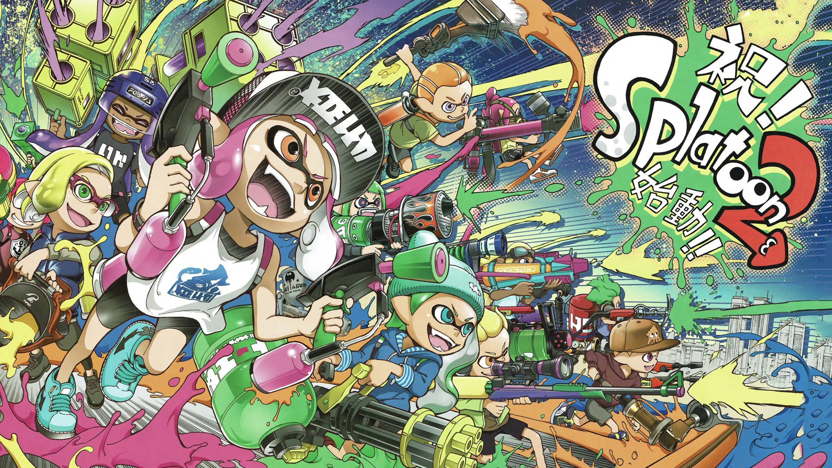 2816x1584 Wallpaper Splatoon, Splatoon Nintendo Switch • Wallpaper For You