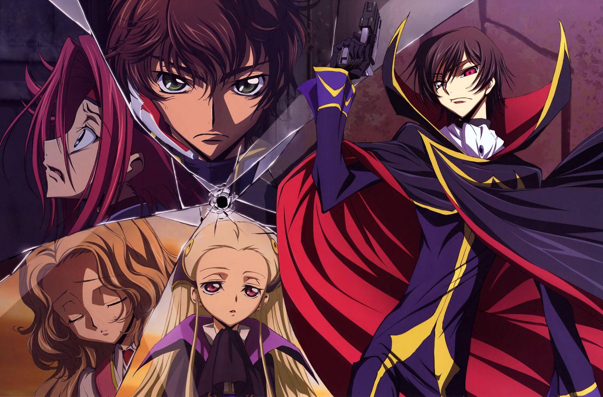 1920x1265 Аниме Code Geass Lelouch Lamperouge Suzaku Kururugi Kallen Kōzuki V.V. (Code Geass) Nunnally Lamperouge Обо. Code geass, Code geass wallpaper, Lelouch lamperouge