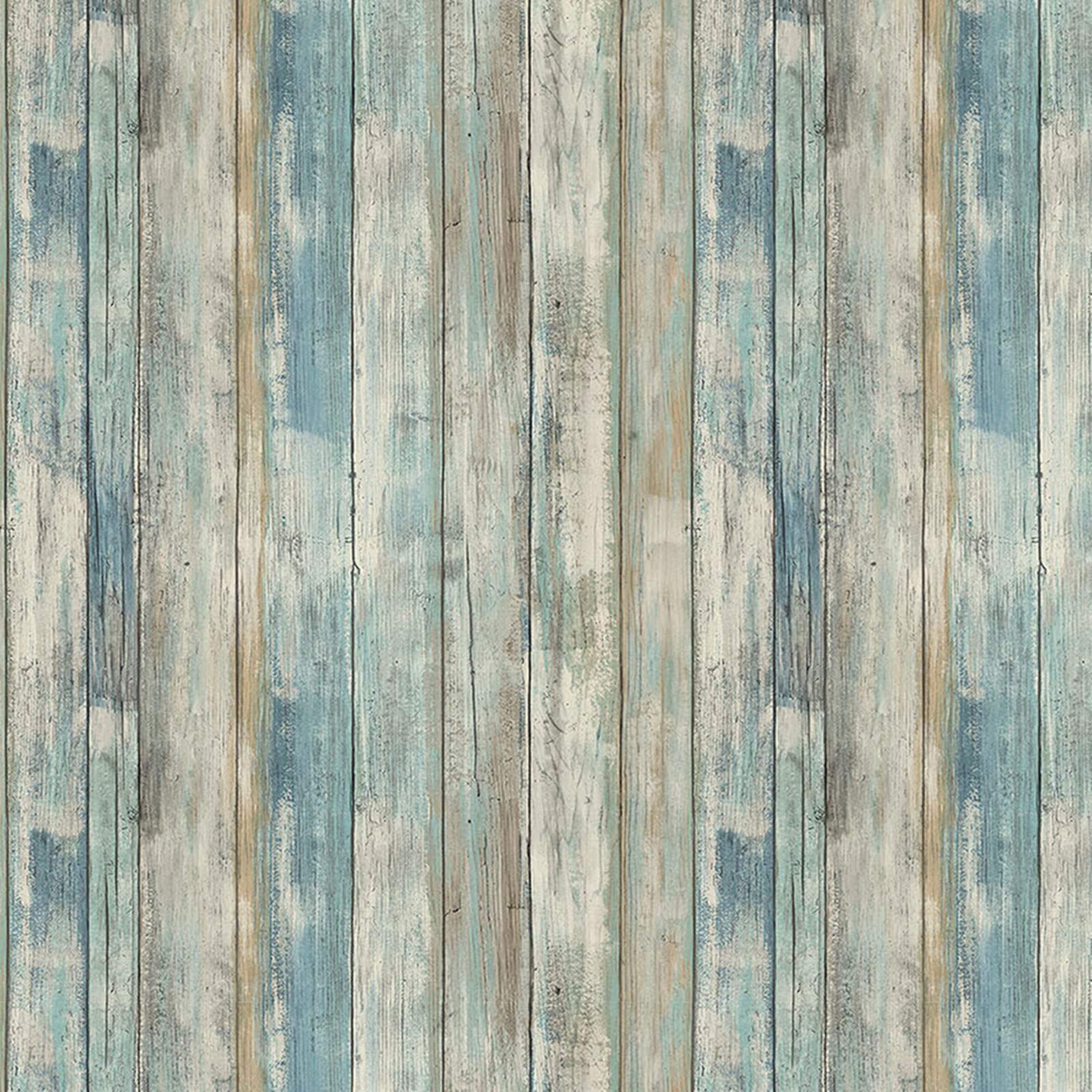 1600x1600 11.8 X 78.7 Blue Wood Wallpaper Self Adhesive Distressed Peel And Stick Countertop Removable Wooded Wall Paper Decorative Wall Covering Vintage Wood Panel