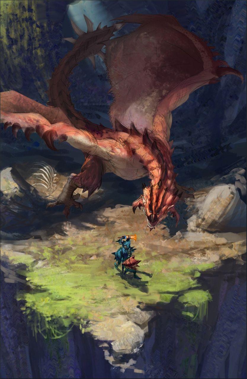 834x1280 Rathalos Mobile Phone Wallpaper, Credit Yuri Araujo