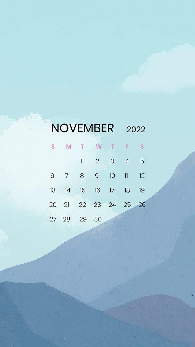 November 2022 Calendar Wallpapers - Top Free November 2022 Calendar ...