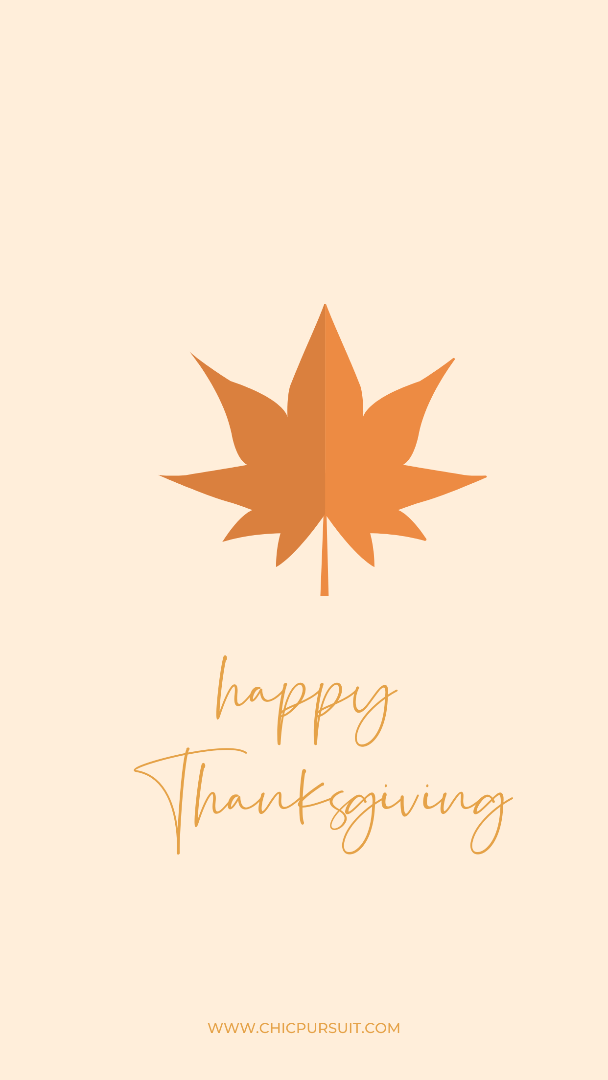 1242x2208 Cute Thanksgiving Wallpaper For iPhone (Free Download)