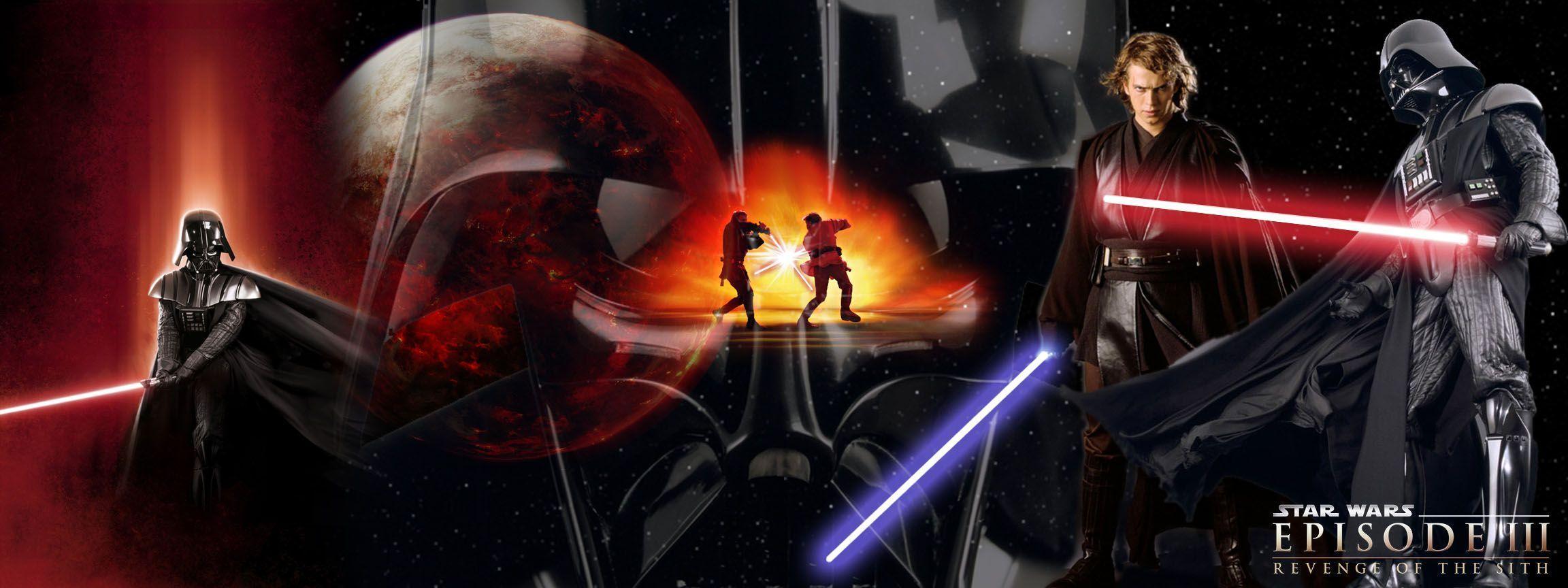 2304x864 Star Wars Dual Monitor Wallpaper