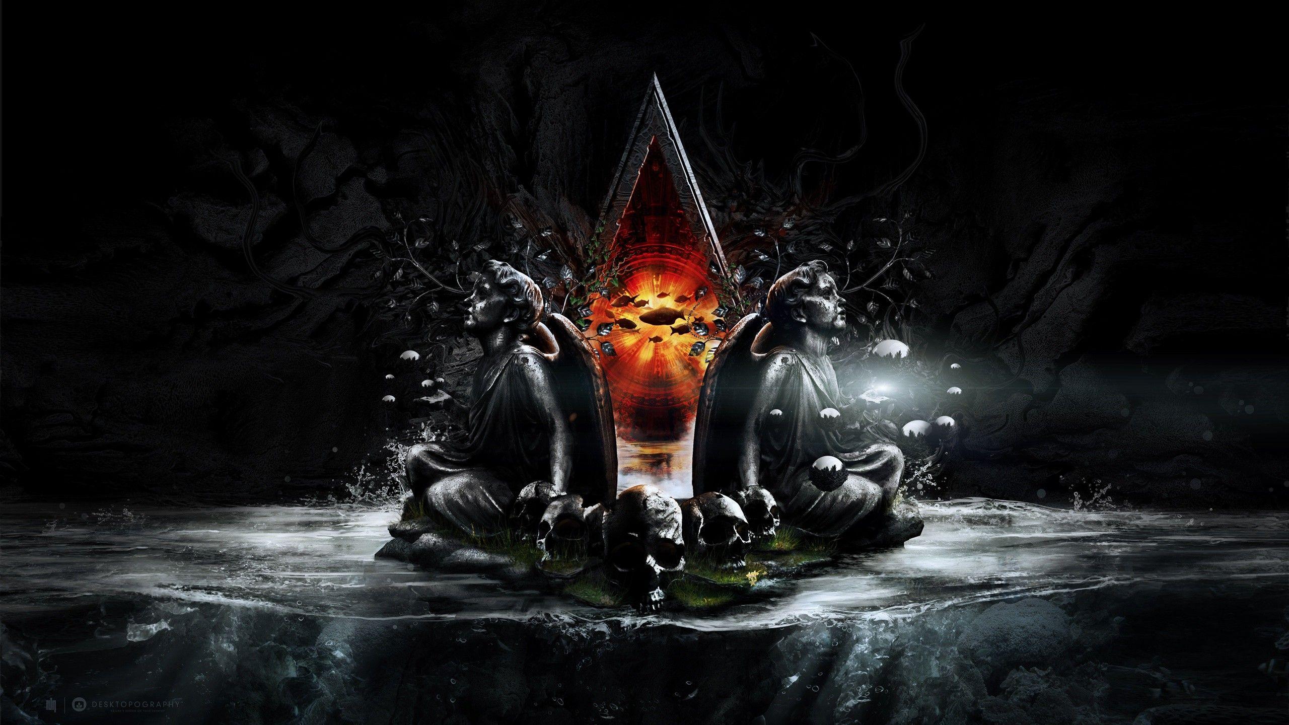 2560x1440 Dark Angel Wallpaper