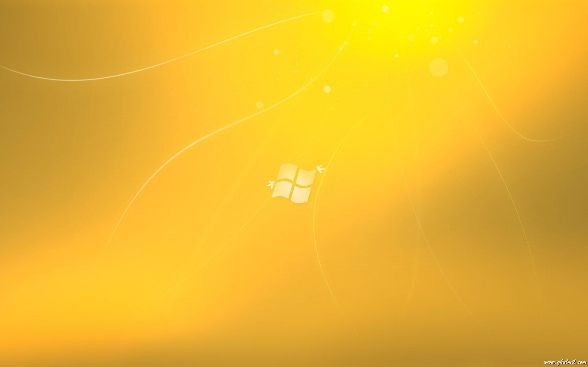1920x1200 Yellow Desktop Background