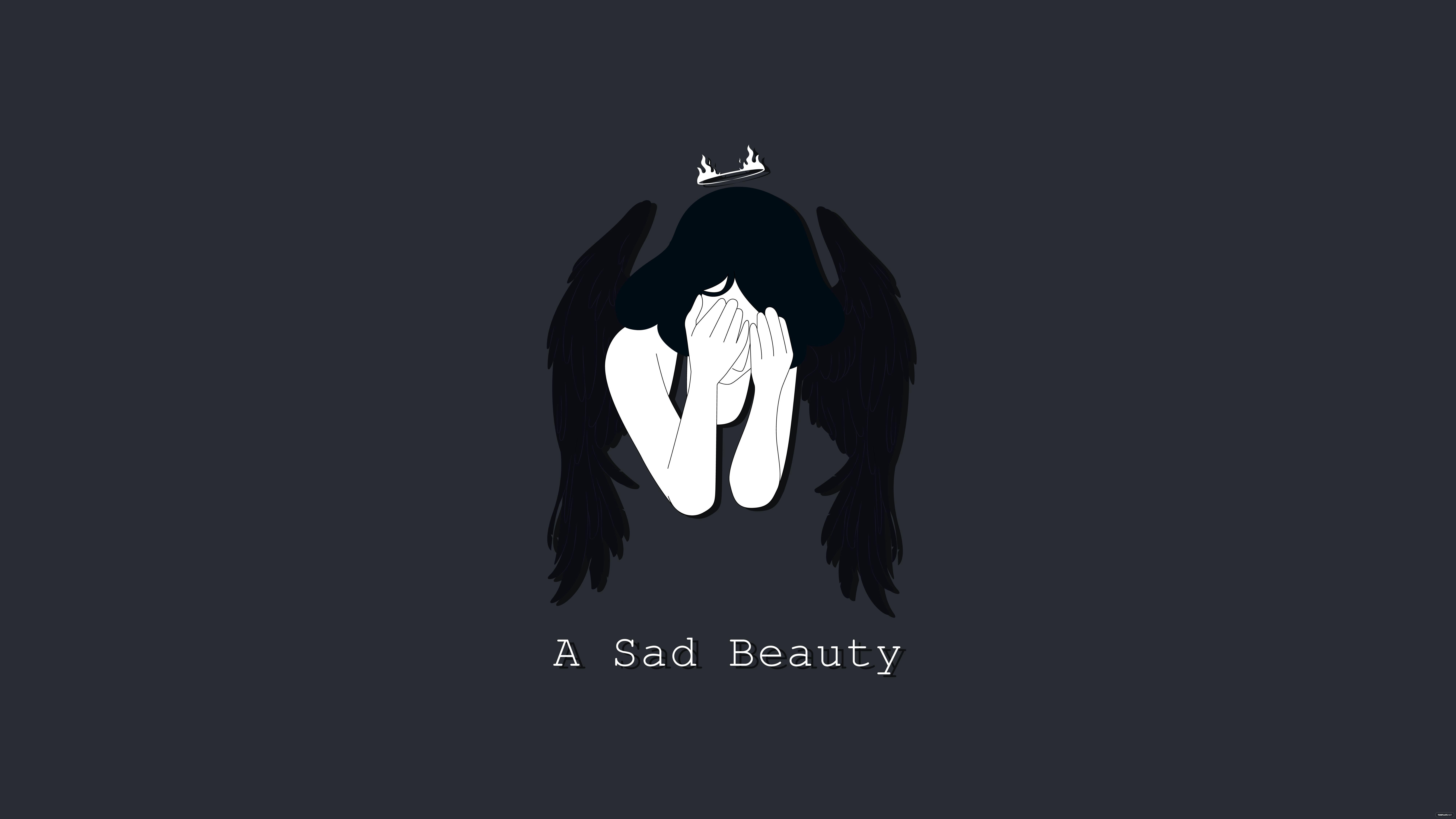 8000x4500 Fallen Angel Wallpaper