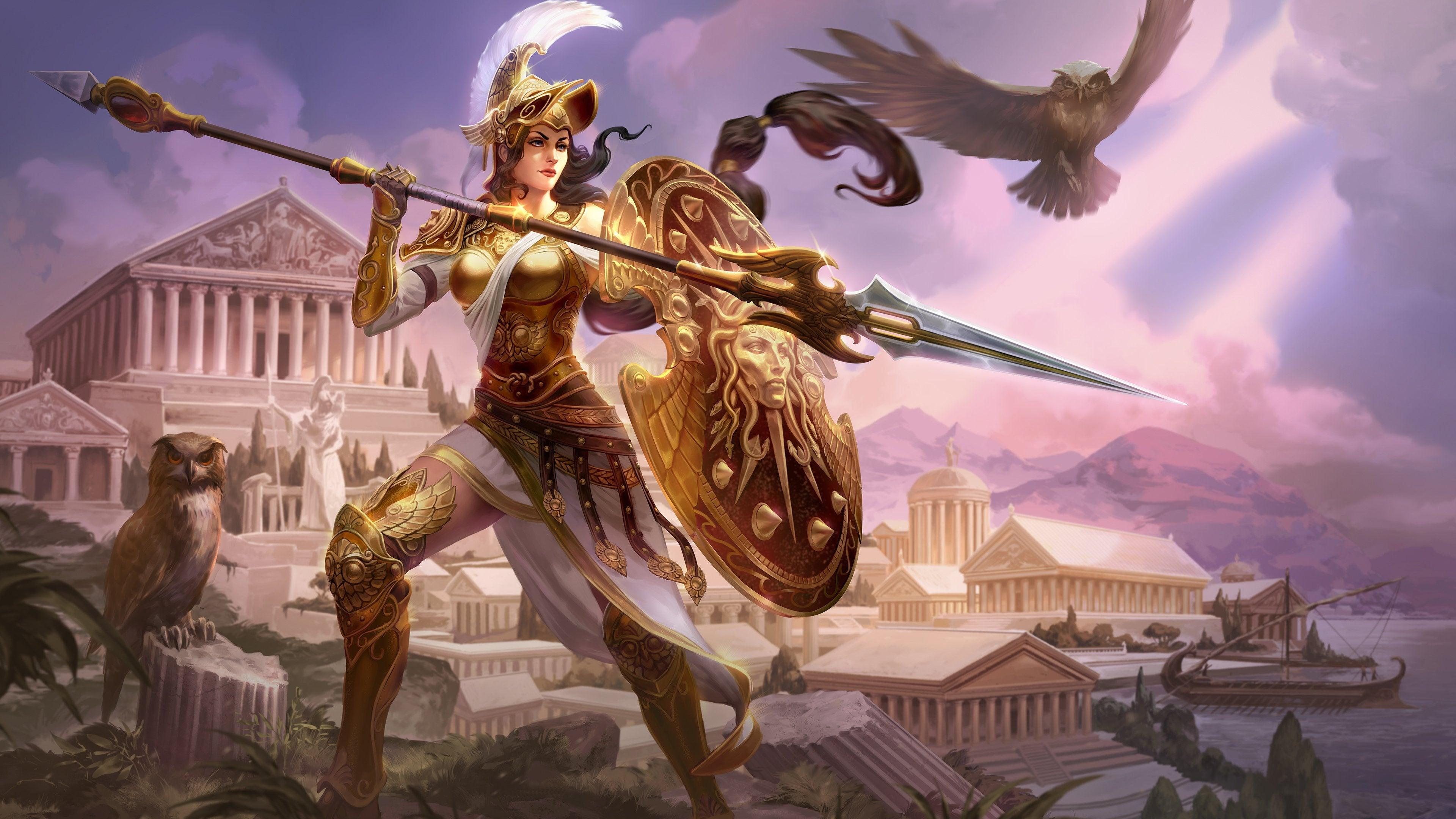 Athena Goddess Wallpapers - Top Free Athena Goddess Backgrounds ...