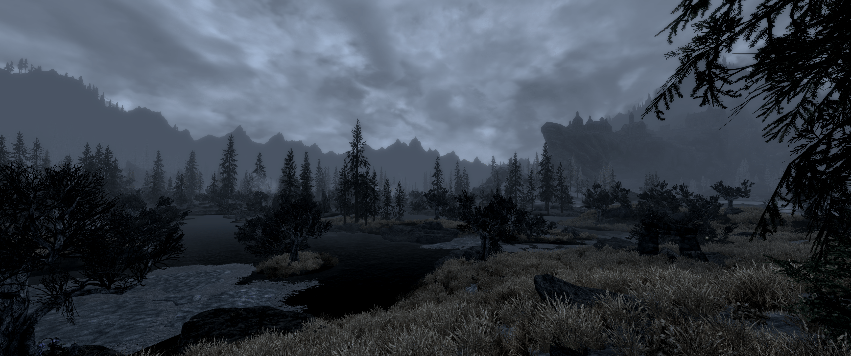 3440x1440 A Bleak Hjaalmarch Wallpaper 3440x1440 at Skyrim Nexus and Community