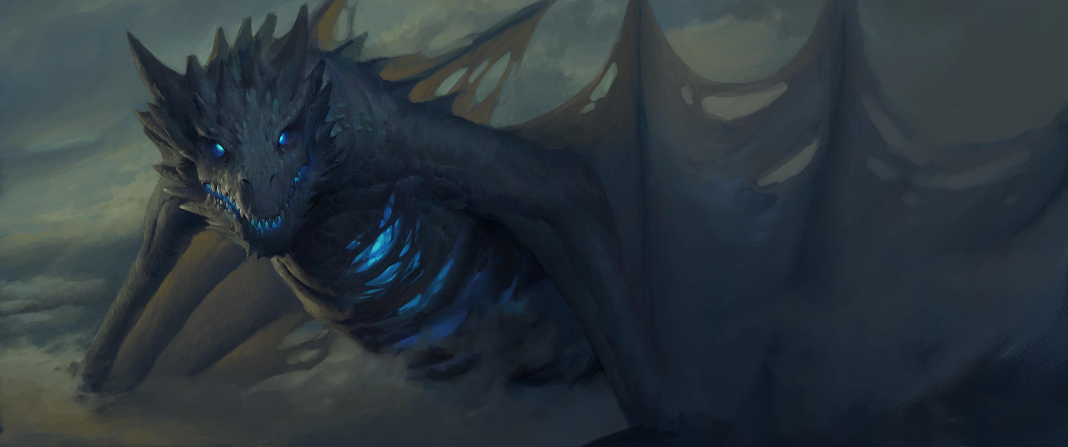 3440x1440 Ice Dragon Game Of Thrones 7 3440x1440 Resolution Wallpaper, HD Movies 4K Wallpaper, Image, Photo and Background