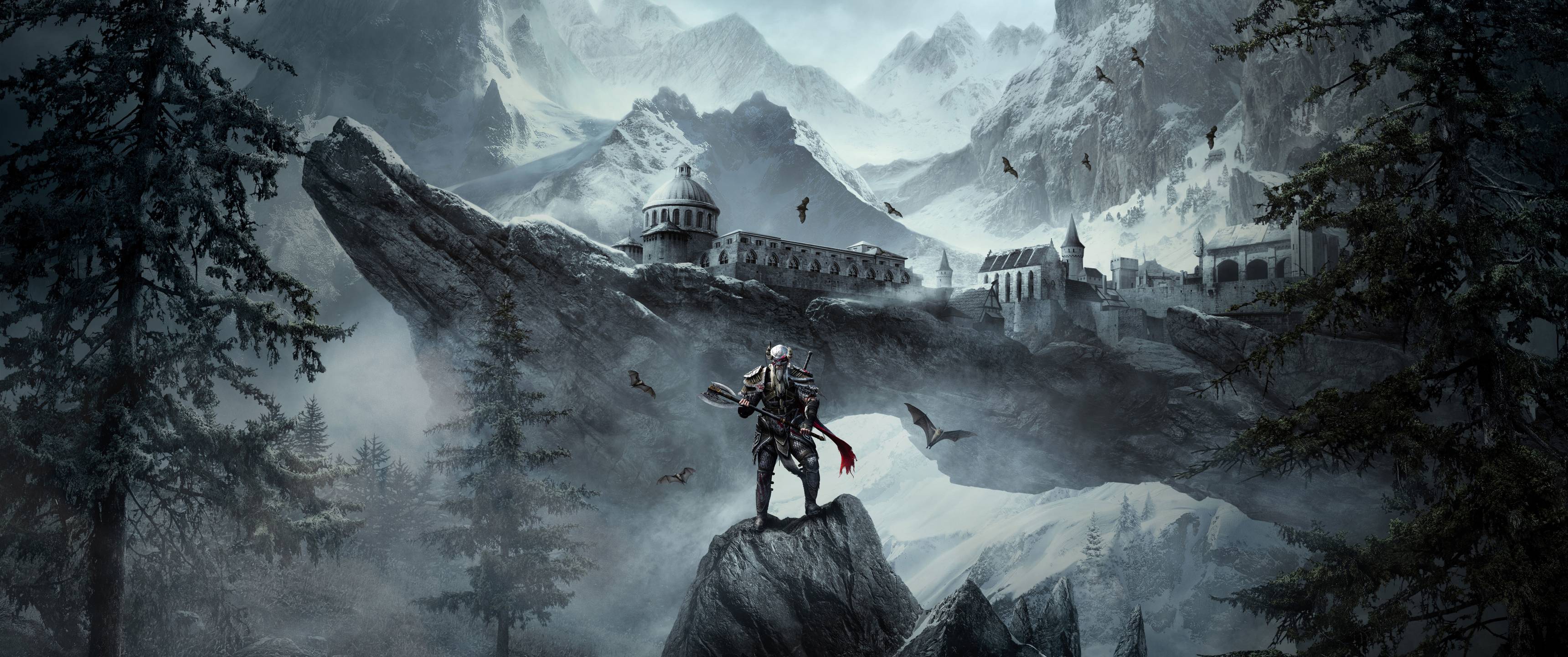 3440x1440 Warrior fron The Elder Scrolls Online 3440x1440 Resolution Wallpaper, HD Games 4K Wallpaper, Image, Photo and Background