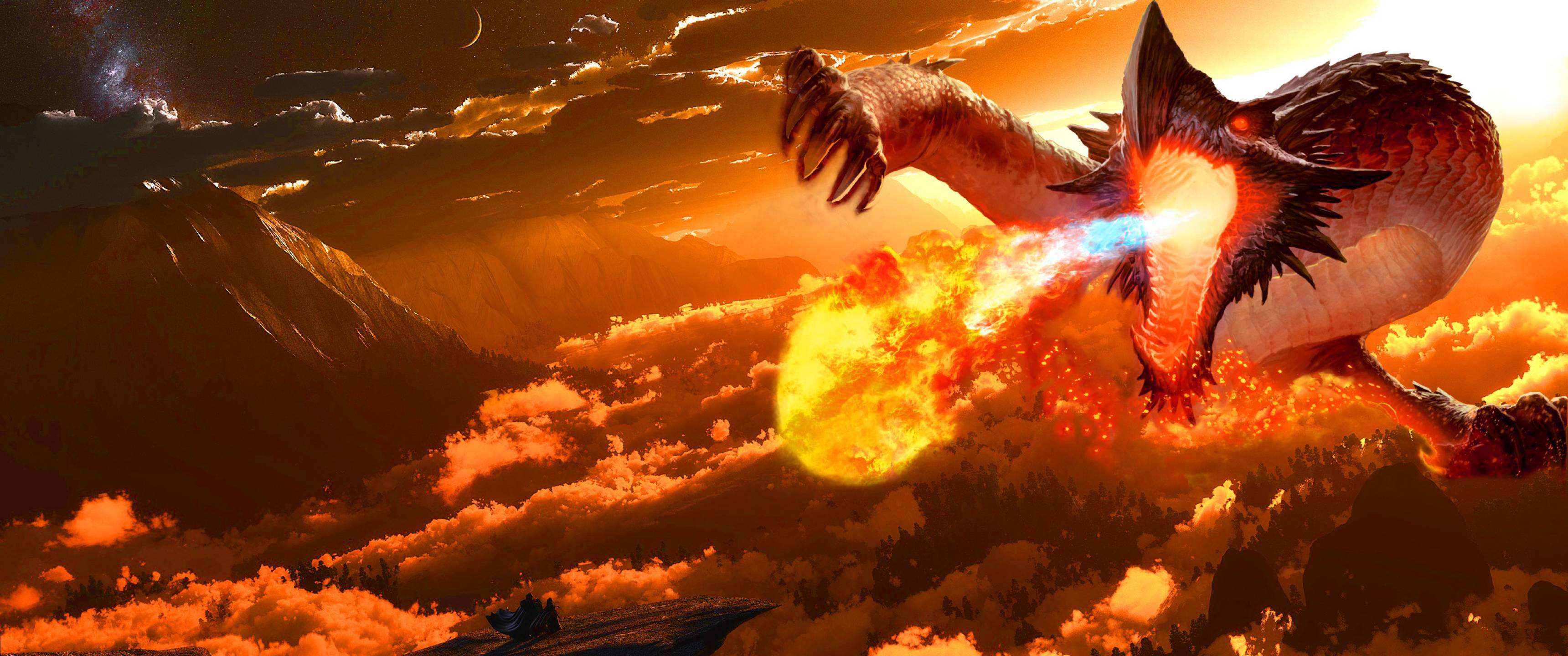 3440x1440 Dragon Wallpapers Top Free 3440x1440 Dragon Backgrounds