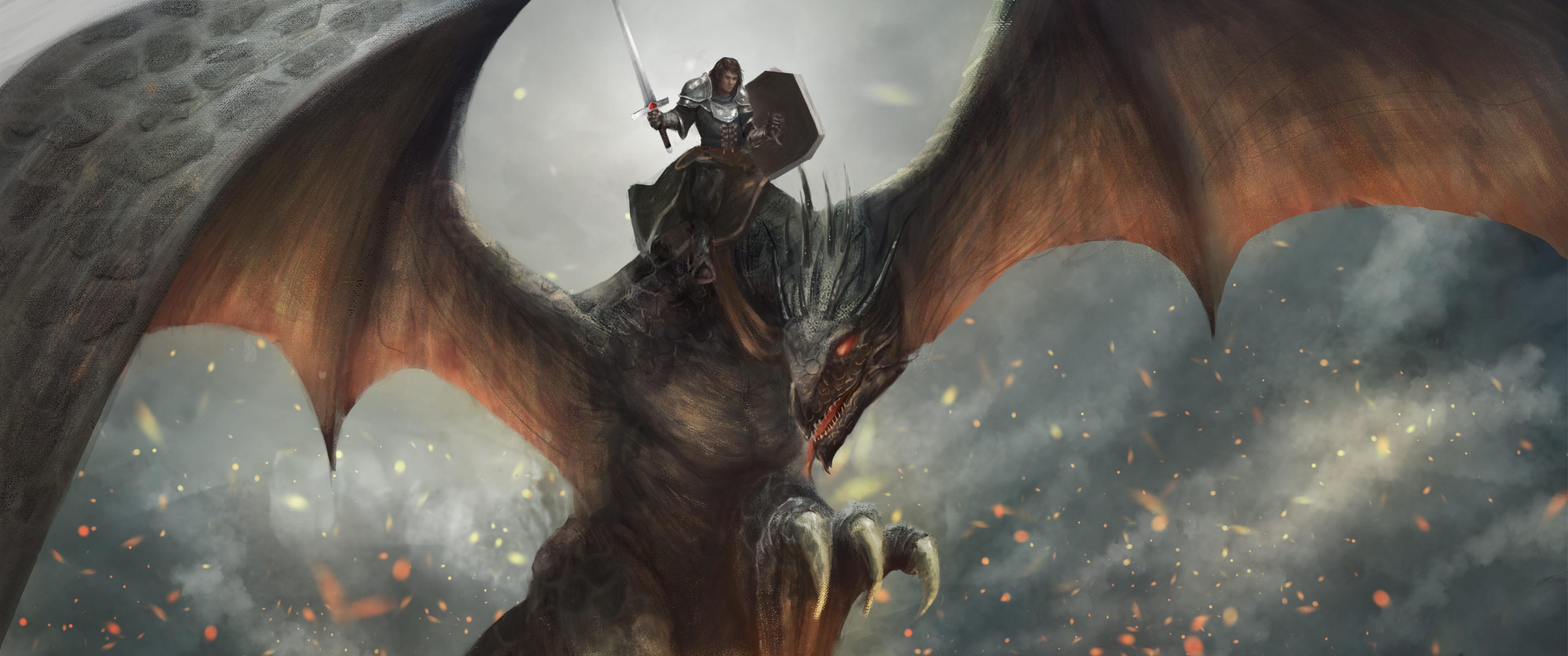 3440x1440 Dragon Rider