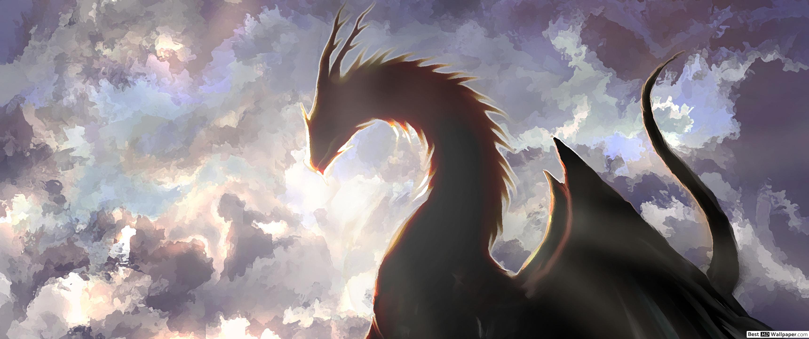 3440x1440 Free download Dragon Fantasy Art Fire Breather HD wallpaper download [ 3440x1440] for your Desktop, Mobile & Tablet. Explore Breather Wallpaper