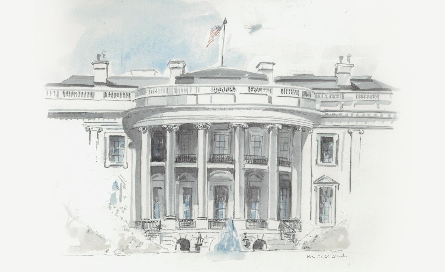 1540x944 Black And White House Wallpaper