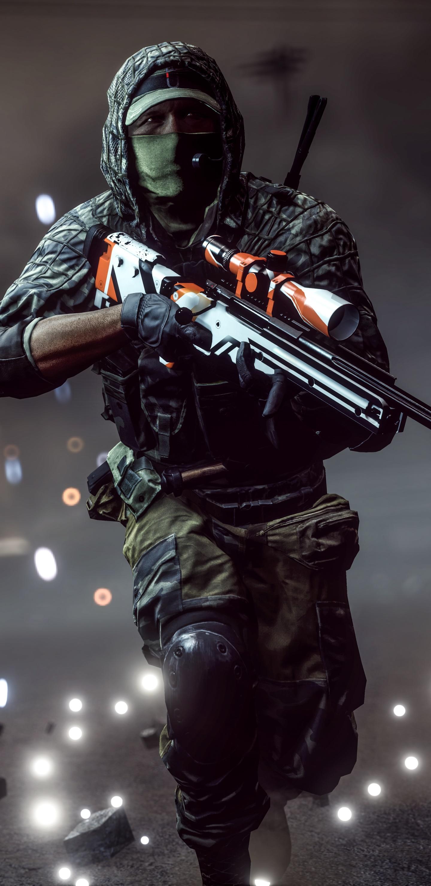 1440x2960 Wallpaper / Video Game Battlefield 4 Phone Wallpaper, Soldier, Sniper, 1440x2960 free download