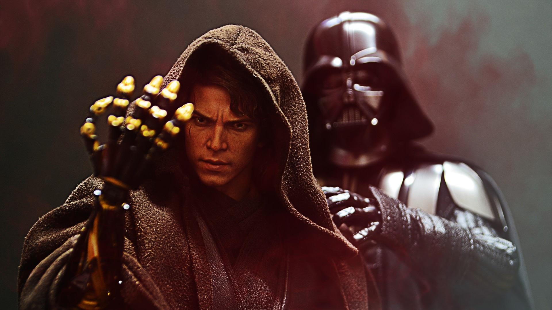 1920x1080 Wallpaper / Darth Vader, Anakin Skywalker, Star Wars, science fiction, Star Wars Villains, Star Wars Heroes free download