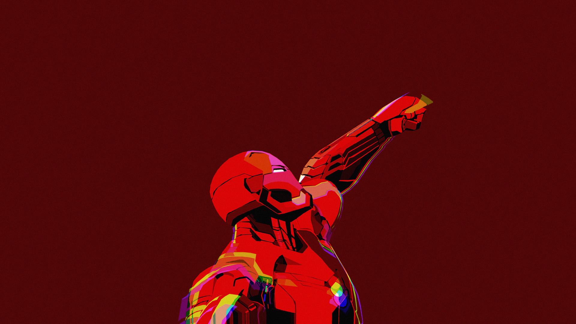 1920x1080 Iron Man Clean Minimal Art 4k Laptop Full HD 1080P HD 4k Wallpaper, Image, Background, Photo and Picture
