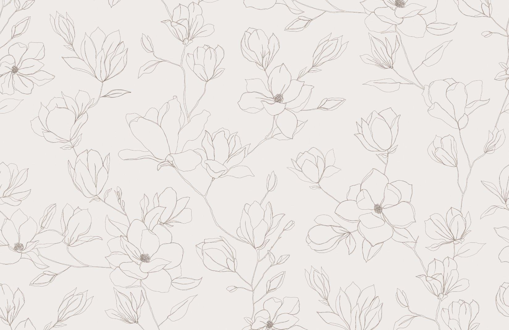 Black and White Abstract Floral Wallpapers Top Free Black and White