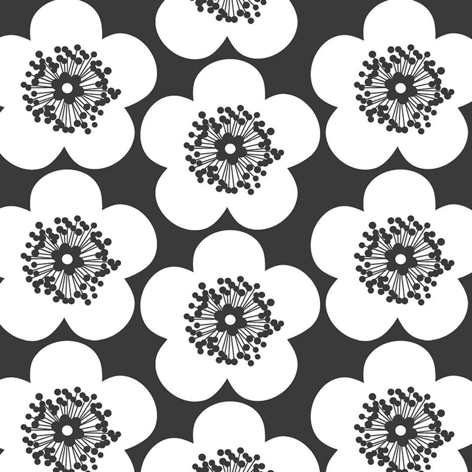 Black and White Abstract Floral Wallpapers Top Free Black and White