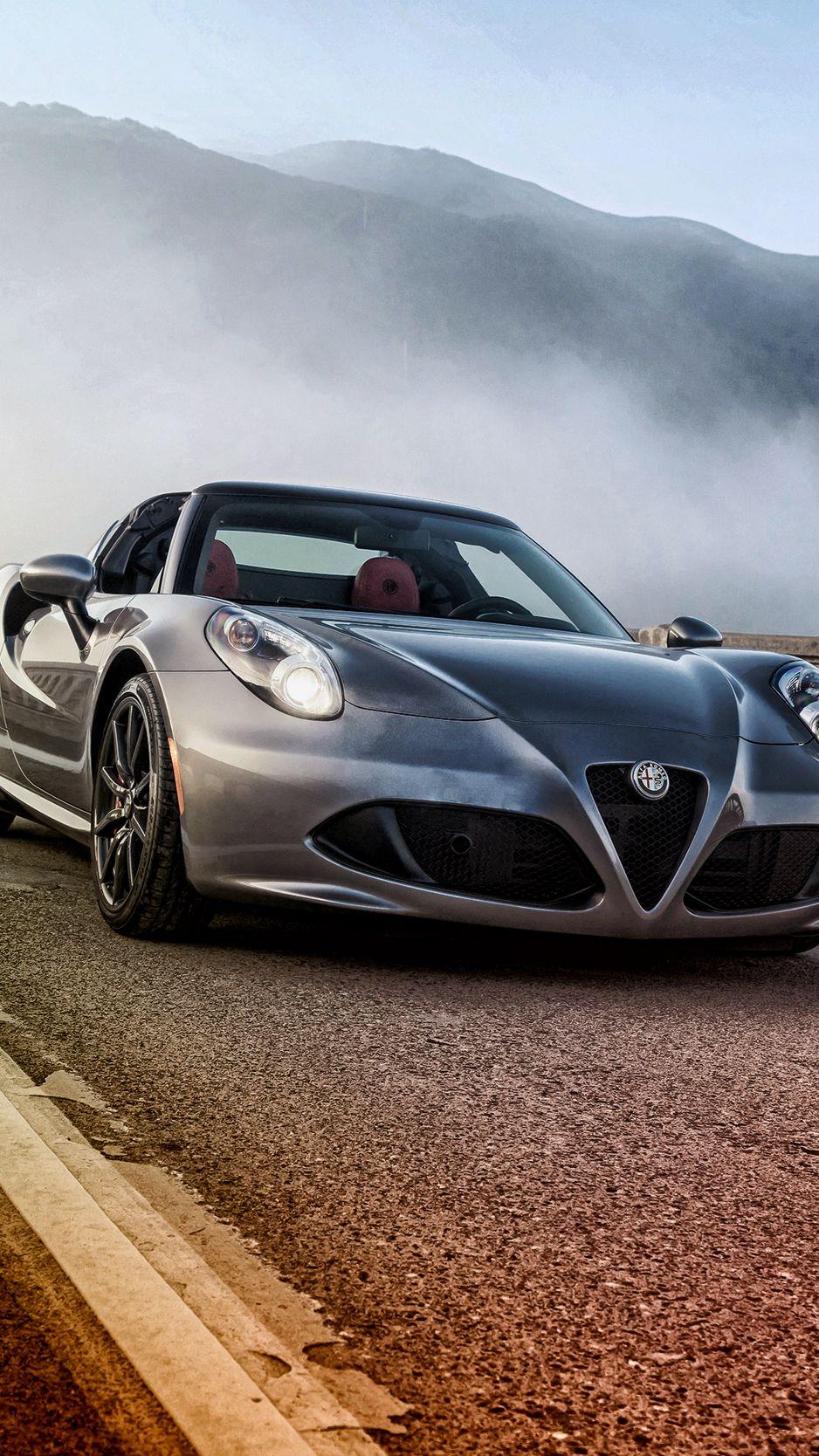 938x1668 Download Wallpaper 938x1668 Alfa Romeo, 4c, Spider, Us Spec, Side View Iphone 8 7 6s 6 For Parallax HD Background
