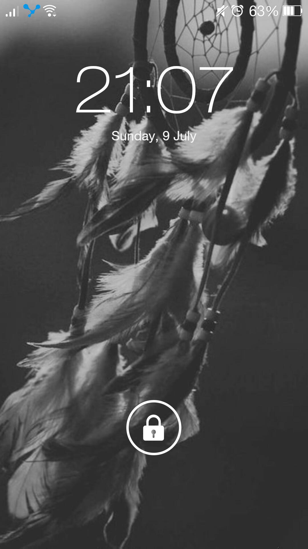 1080x1920 Black Dream Catcher Wallpaper