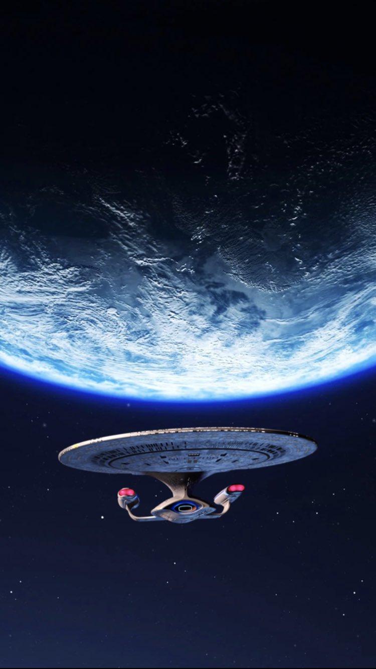 UFP Wallpaper for phones no wording  Star trek wallpaper Fandom star  trek Star trek starships