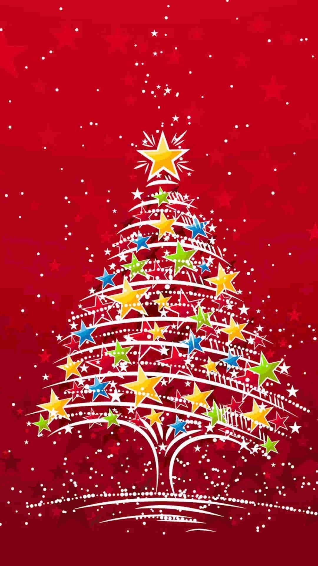 1080x1920 Red Christmas Wallpaper