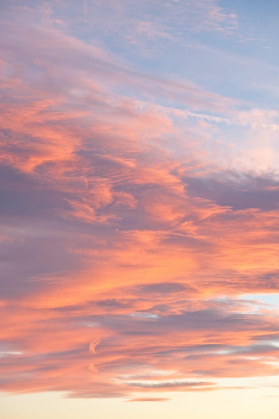 970x1457 Red and Blue Sky Wallpaper