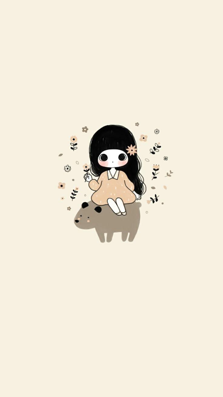 736x1308 Kawaii. Cute wallpaper background, Cute cartoon wallpaper, Cute animal drawings