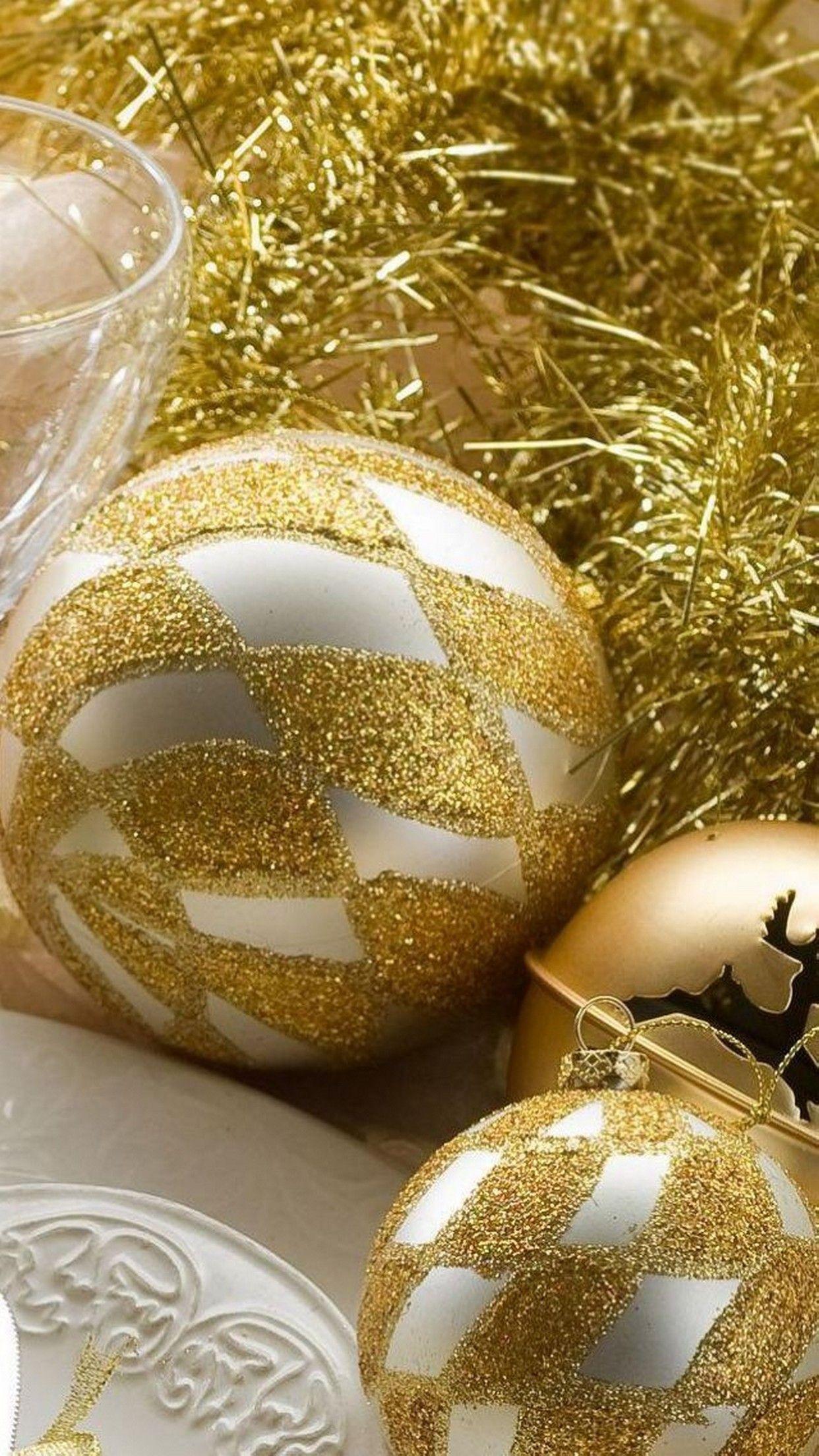 1242x2208 Glitter Christmas Wallpaper background picture