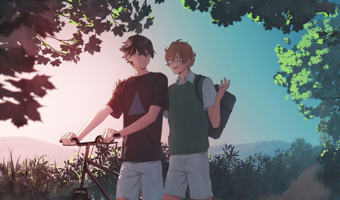 1190x700 Anime Friends Boys Wallpaper