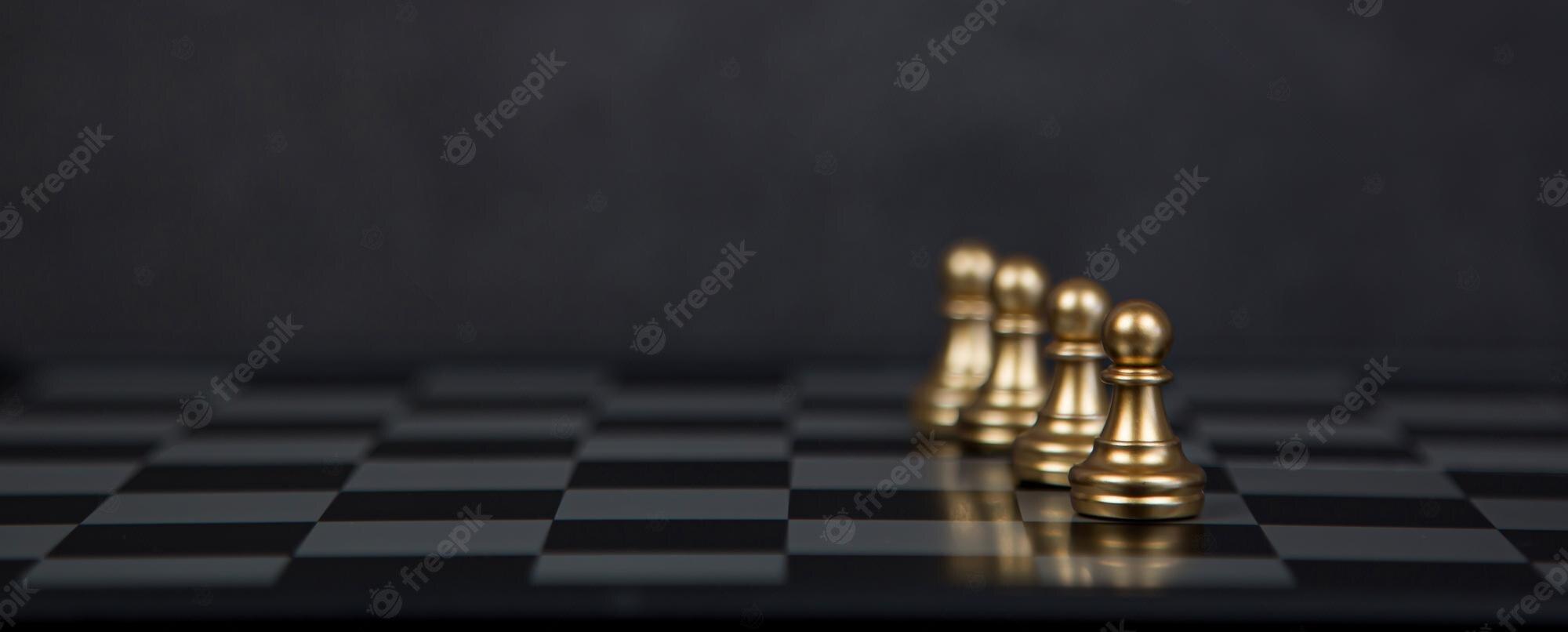 2000x806 Premium Photo. Closeup chess standing on chess board concept of team player