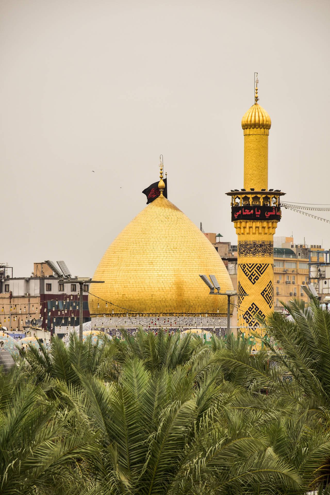 1280x1920 Download Caption: Majestic Al Abbas Shrine in Iraq. Wallpaper